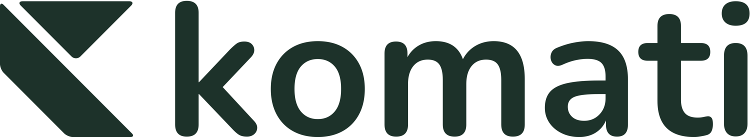 Das Logo von komati
